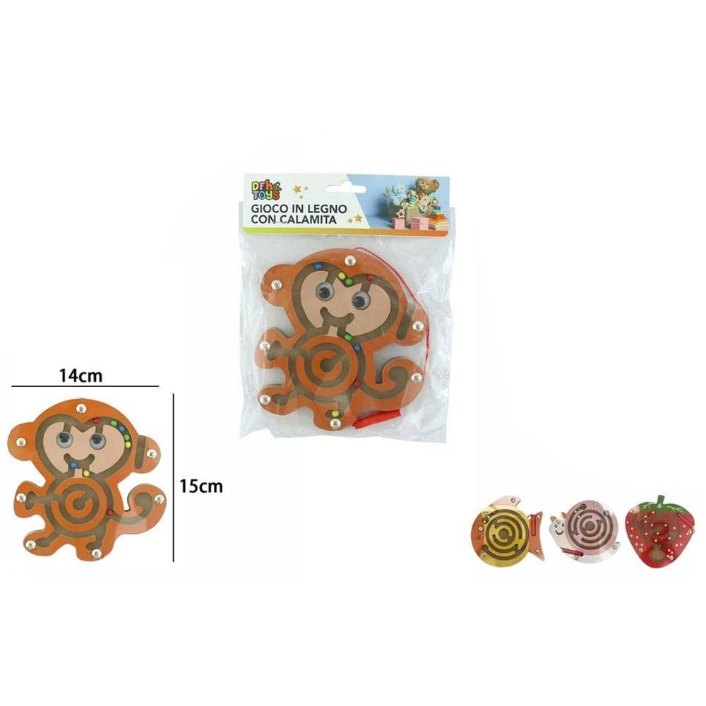 Labirinto Con Calamita In Legno Gioco Palline Giocattolo Per Bambini 4 Modelli 74772 --1