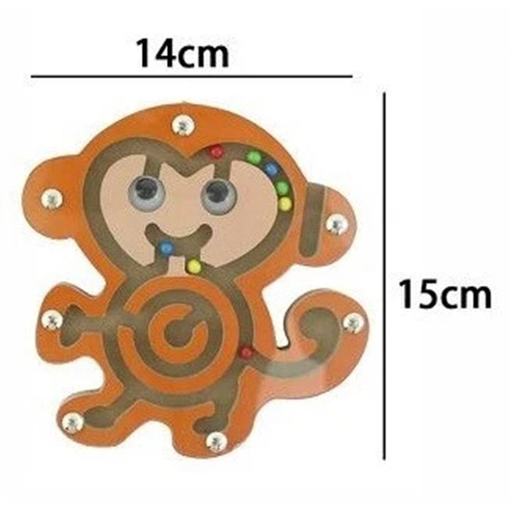 Labirinto Con Calamita In Legno Gioco Palline Giocattolo Per Bambini 4 Modelli 74772 --2
