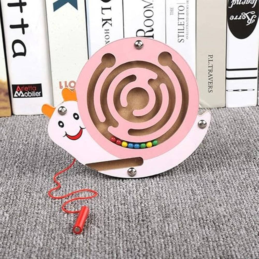 Labirinto Con Calamita In Legno Gioco Palline Giocattolo Per Bambini 4 Modelli 74772 --4