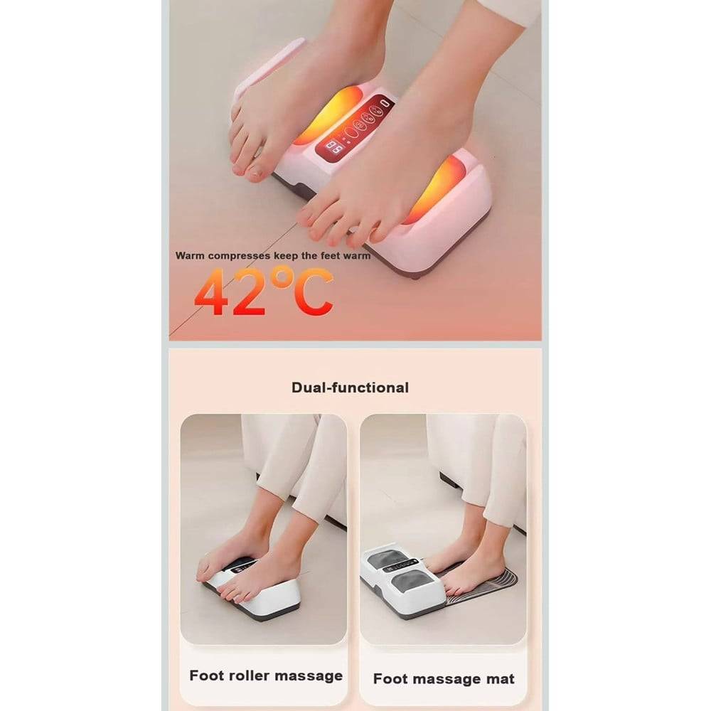 Massaggiatore Plantare Multifunzione Ricaricabile Usb Rullo Piedi Riflessologia A Impulsi --1