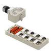 Weidmüller SAI-4-M 4P M12 EX IA 1896040000 Scatola sensore attuatore passiva Distributore M12 con filettatura in metallo 1 pz.