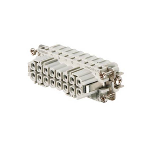 Weidmüller 1873880000 Inserto femmina RockStar® HDC HA 16 + PE A crimpare 1 pz.