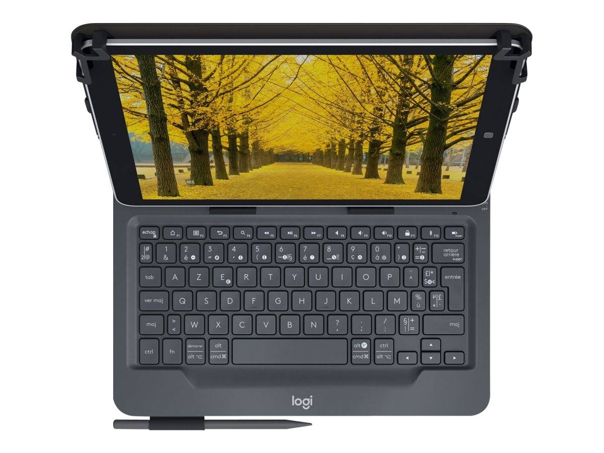 LOGITECH UNIVERSAL FOLIO WITH INTEGRATED KEYBOARD FOR 23 - 25,5CM / 9-10 INCH TABLETS (FRA)-0