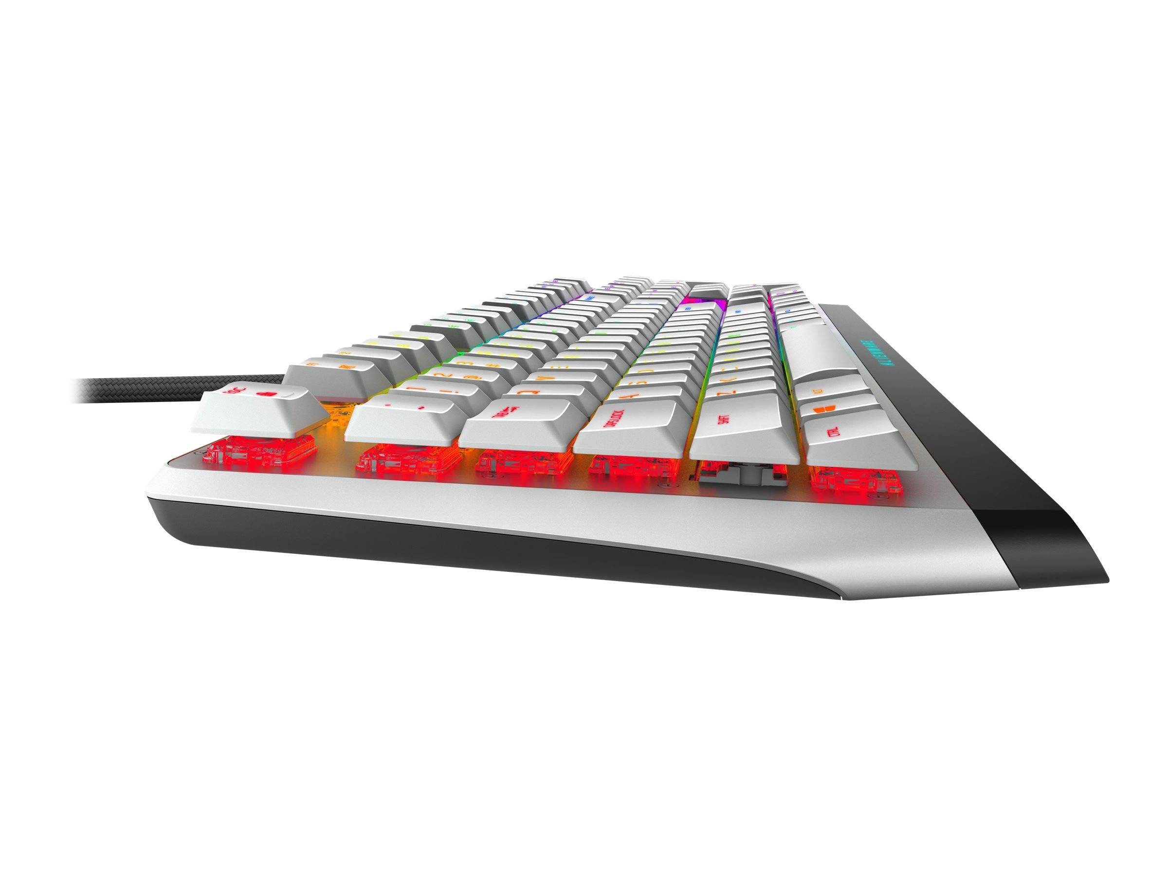 DELL Alienware 510K Low-profile RGB Mechanical Gaming Keyboard - AW510K (Lunar Light)-1
