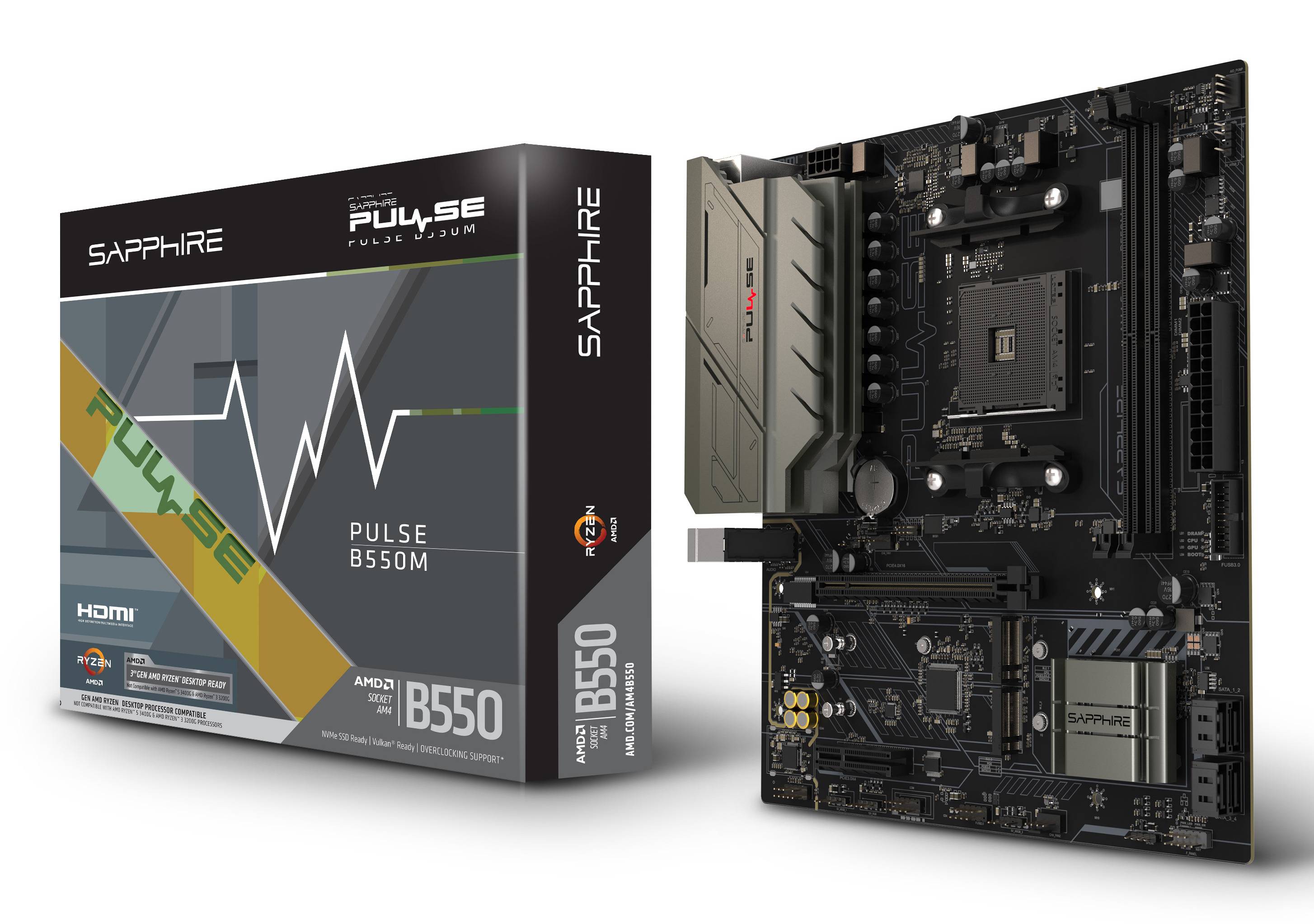 SAPPHIRE MOTHERBOARD PULSE B550M-2