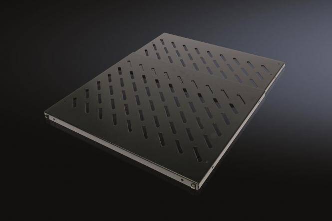 Rittal 5501655 19 pollici Ripiano porta apparecchi per armadio rack 0.5 U Espandibile Adatto per profondità armadio: da -0