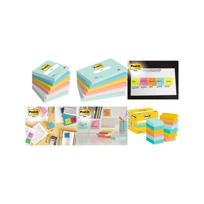 Foglietti Post-it 76x127, 100 fogli, beachside-0