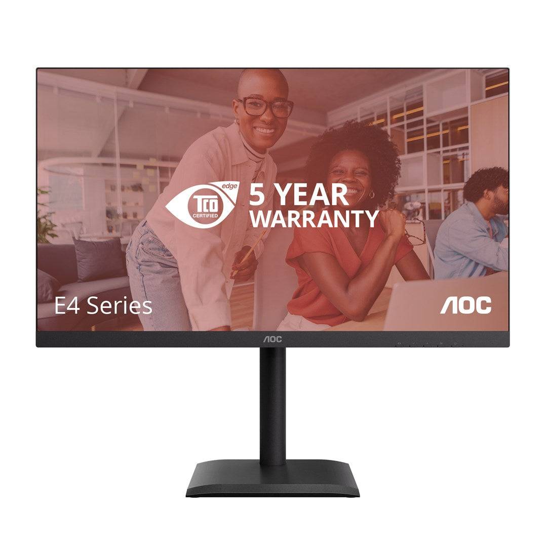 AOC E4 Series LED-Monitor 68,6 cm (27") - 3840 x 2160 4K UHD 2160p @ 60 Hz - IPS 400 cd/m² - 1200:1 - 4 ms - 2xHDMI Disp-0