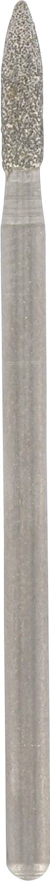 Dremel 7144 - Diamantbestückter Fräser - 2 Stücke - 2.4 mm - Länge: 46 mm - für Dremel 3000, 4000, 4200, 7700, 8100, 820-1