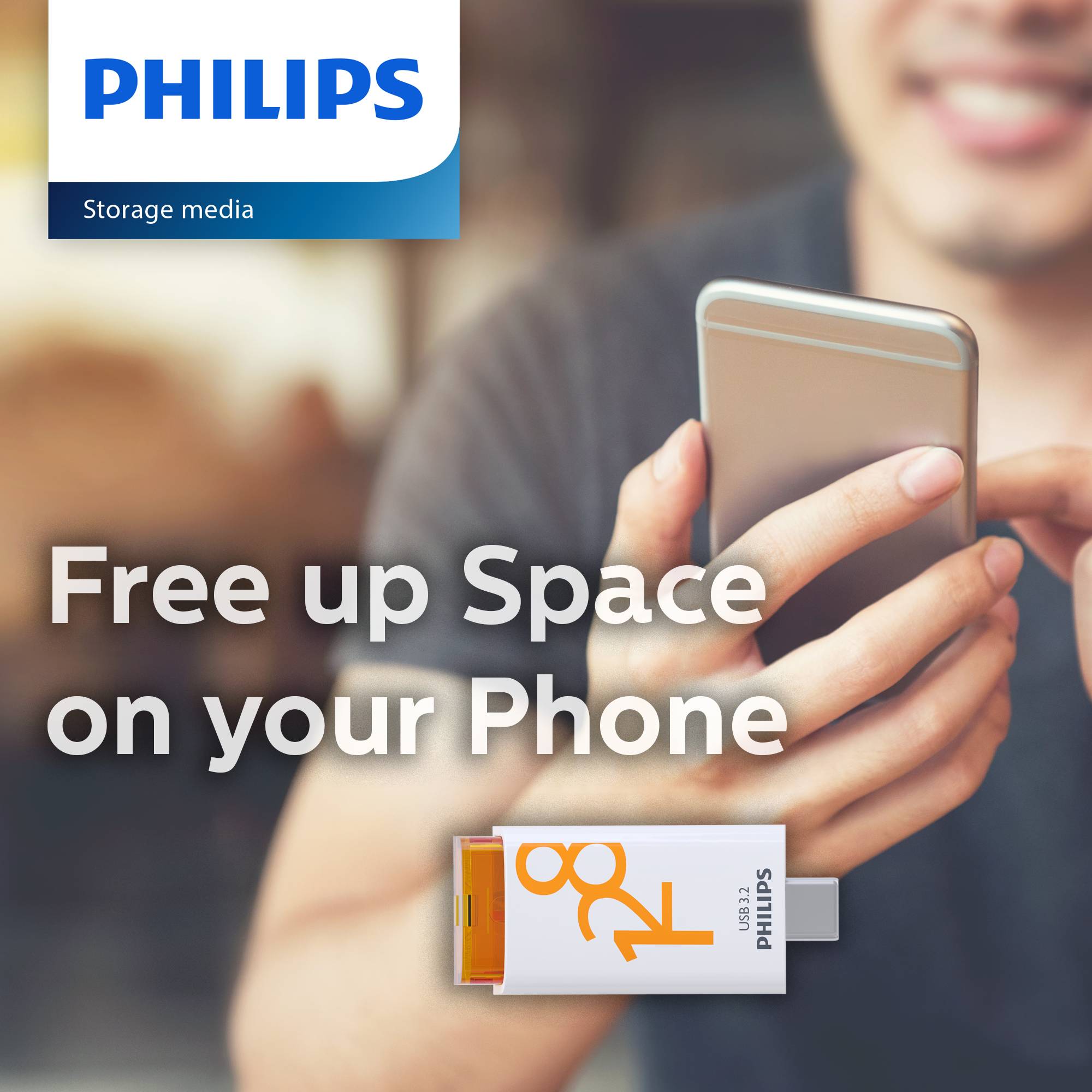 Philips USB 3.2 128GB Click Series Gen 1 USB-C - USB-Stick - 128 GB (PHUSB128GCLICKU3C)-4