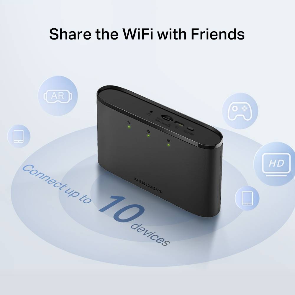 Mercusys WL-Router MT110 4G LTE Mobile Wi-Fi (MT110)-3