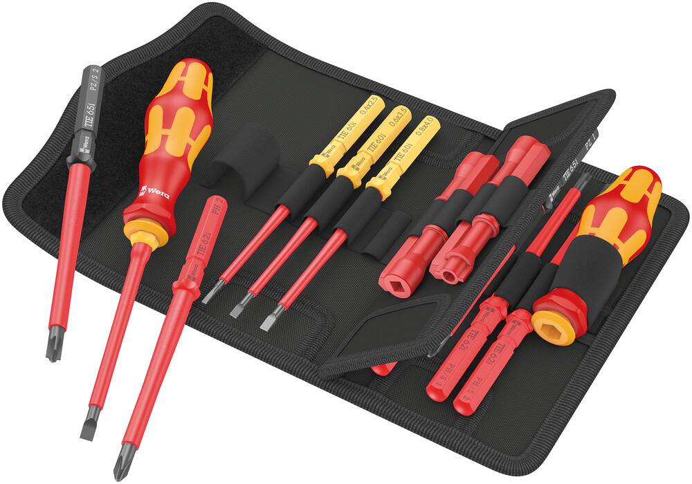 Wera Kraftform Kompakt VDE 18 Universal 2 Elektriker Wechselklingen-Set (05006614001)-2