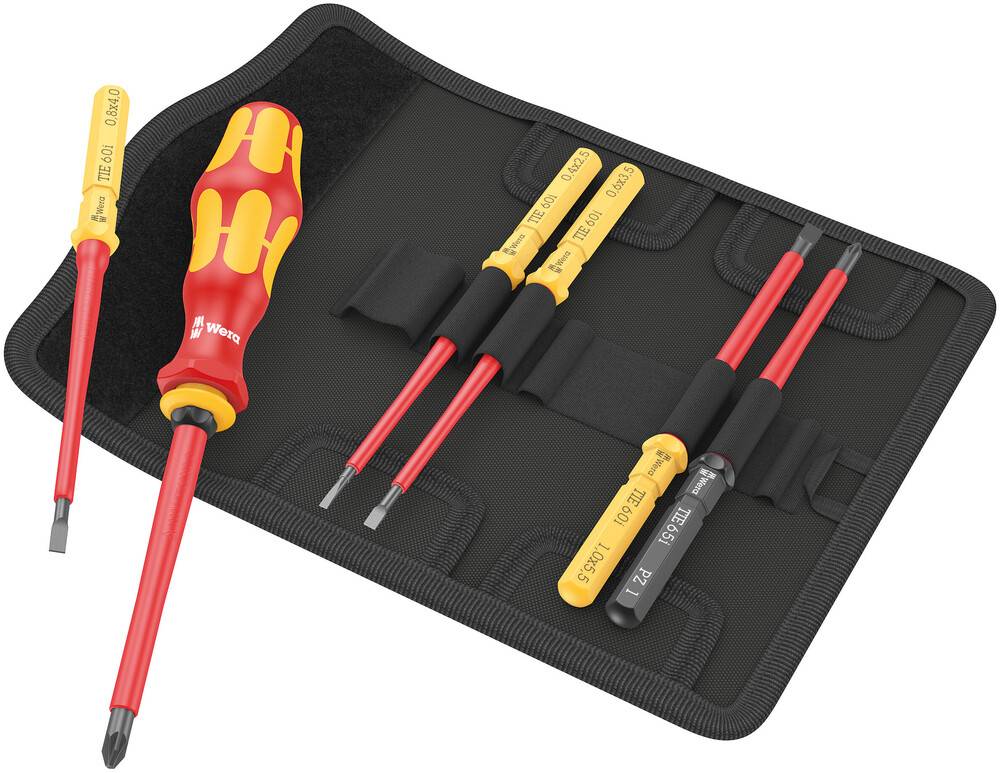 Wera Kraftform Kompakt VDE 7 Universal 2 Elektriker Wechselklingen-Set (05006601001)-2