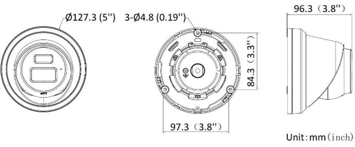 Hikvision DS-2CD2383G2-LI2U(2.8mm)(NERO) 8 MP telecamera di rete turret fissa con Acusense e luce ibrida intelligente-0