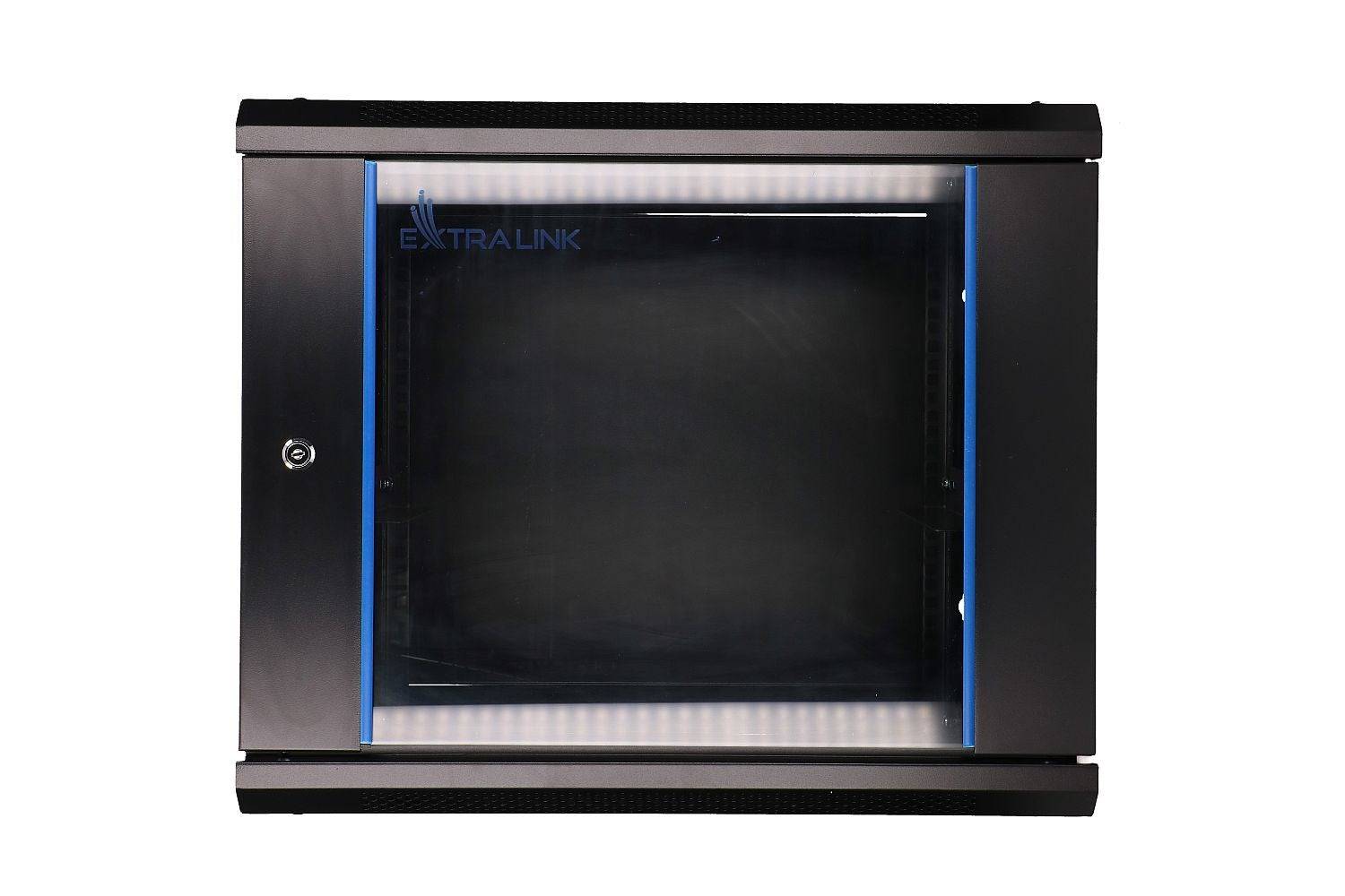 Extralink 9U 600x600 Nero | Armadio per montaggio su rack | montaggio a parete-0