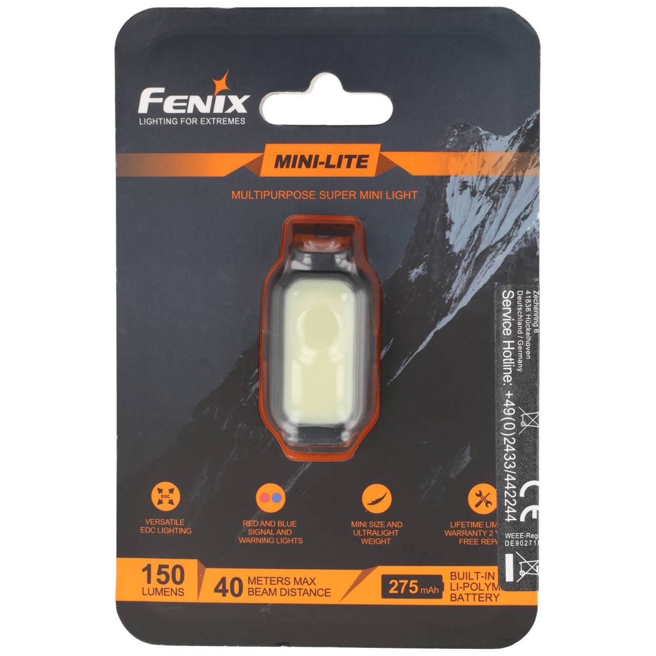 Torcia Fenix MINI-LITE - Nera-0
