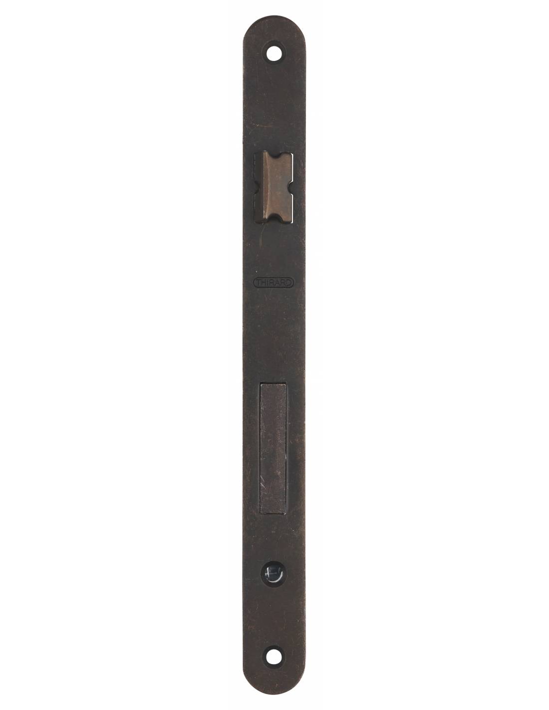 Cassa serratura per cilindro europeo, asse 45 mm, interasse 90 mm, frontale bronzo – THIRARD-4