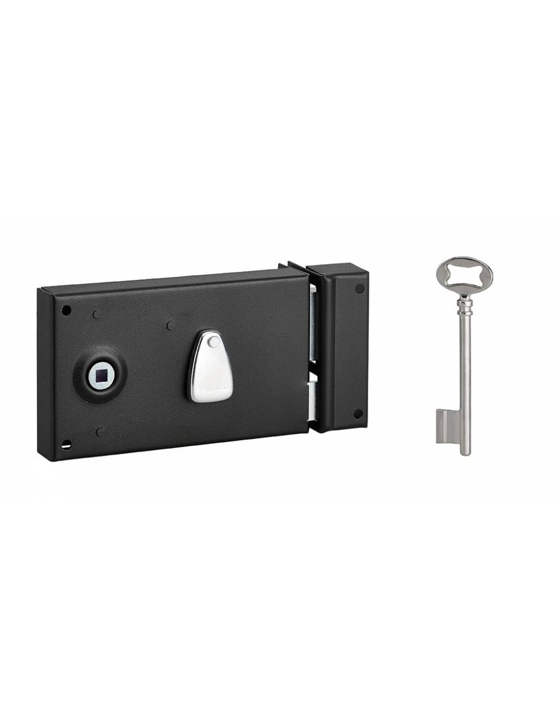 Serratura PDT con mezzo giro 140 x 82 mm, destra, 1 chiave – THIRARD-0