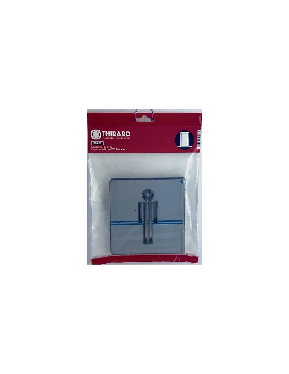 Targa segnaletica >, acciaio inox spazzolato, 120 x 120 mm, sagomata – THIRARD-1