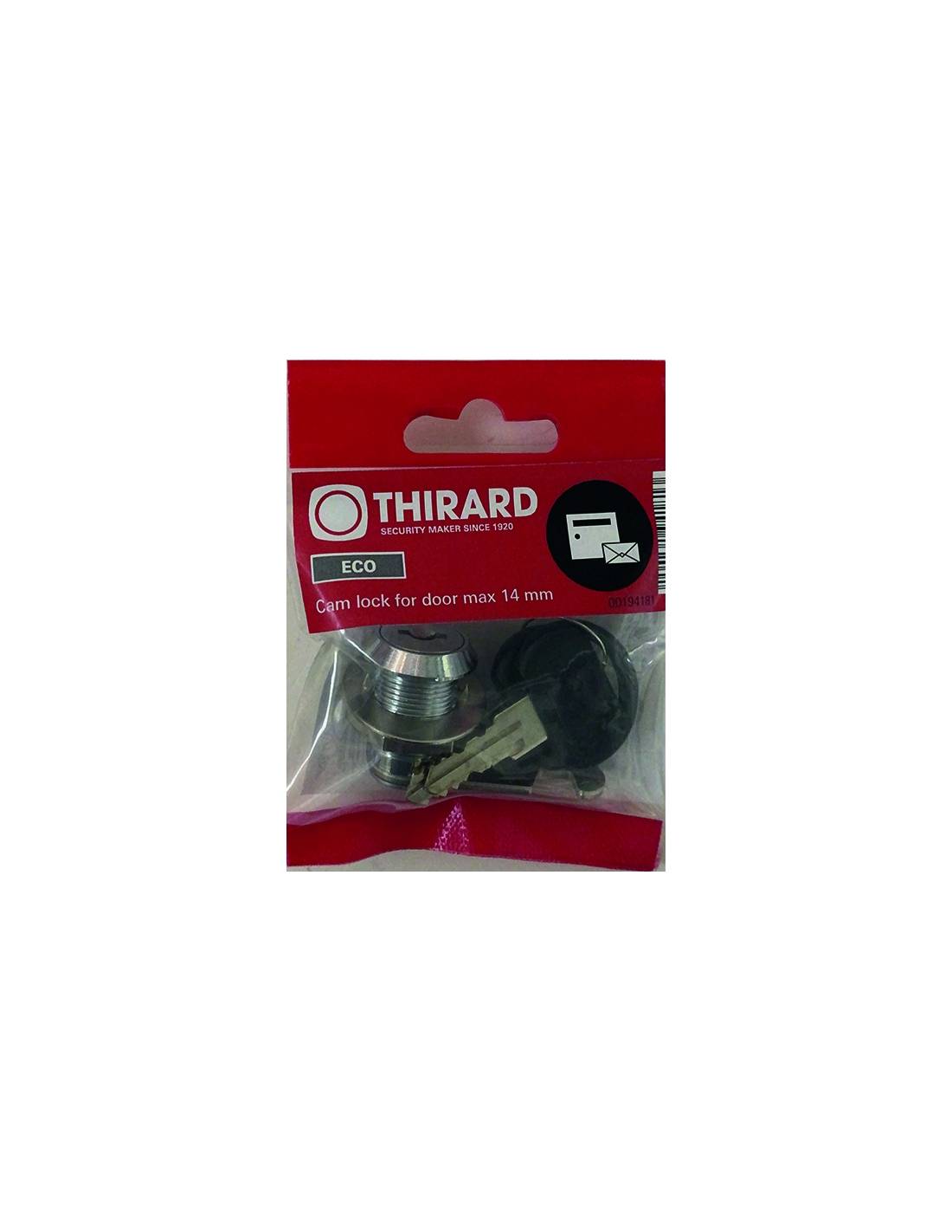 Serratura a camma 20 mm per spessore massimo 14 mm – THIRARD-1