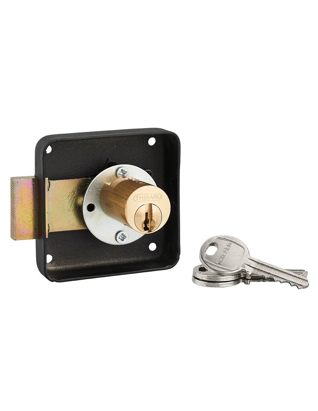 Serratura di sicurezza 70 mm, asse 40 mm, destra, 3 chiavi – THIRARD-0