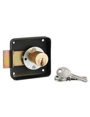 Serratura di sicurezza 70 mm, asse 40 mm, destra, 3 chiavi – THIRARD