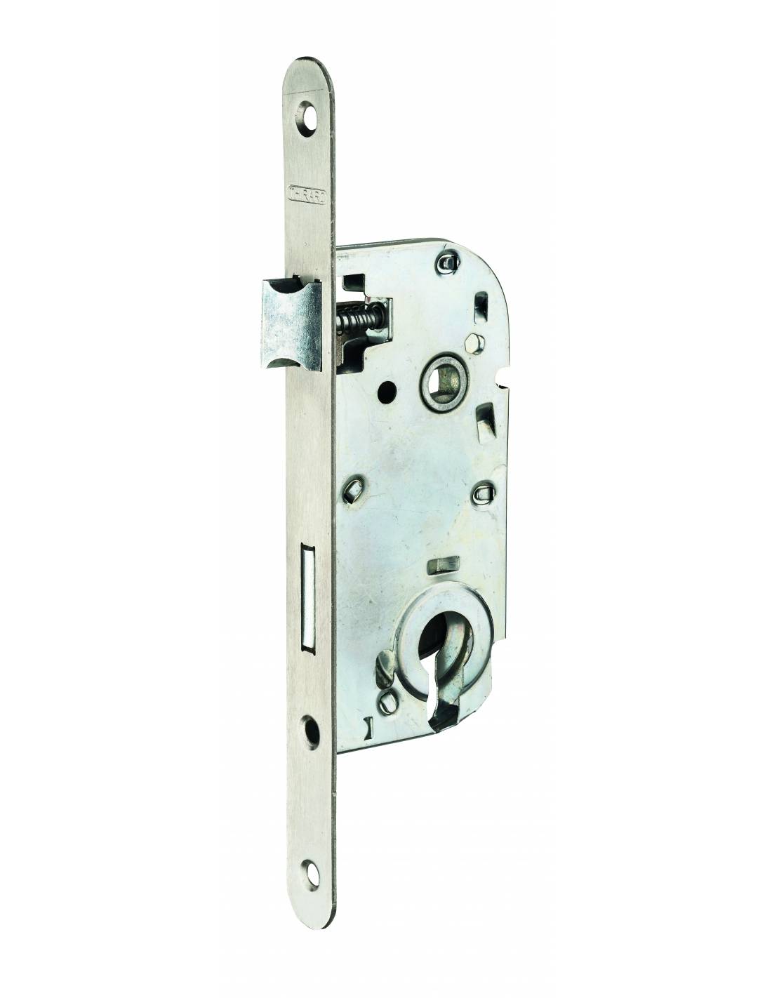 Cassa serratura ECO da incasso per cilindro europeo, asse 40 mm, frontale inox, senza incontro – THIRARD-0