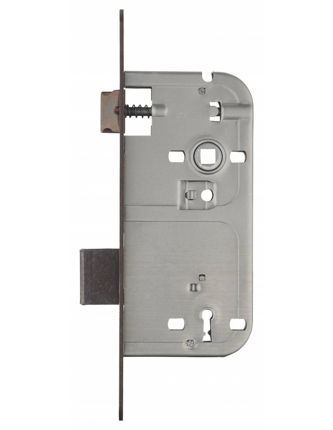 Serratura patent versione BR, asse 50 mm, interasse 90 mm, frontale bronzo, 1 chiave – THIRARD-3