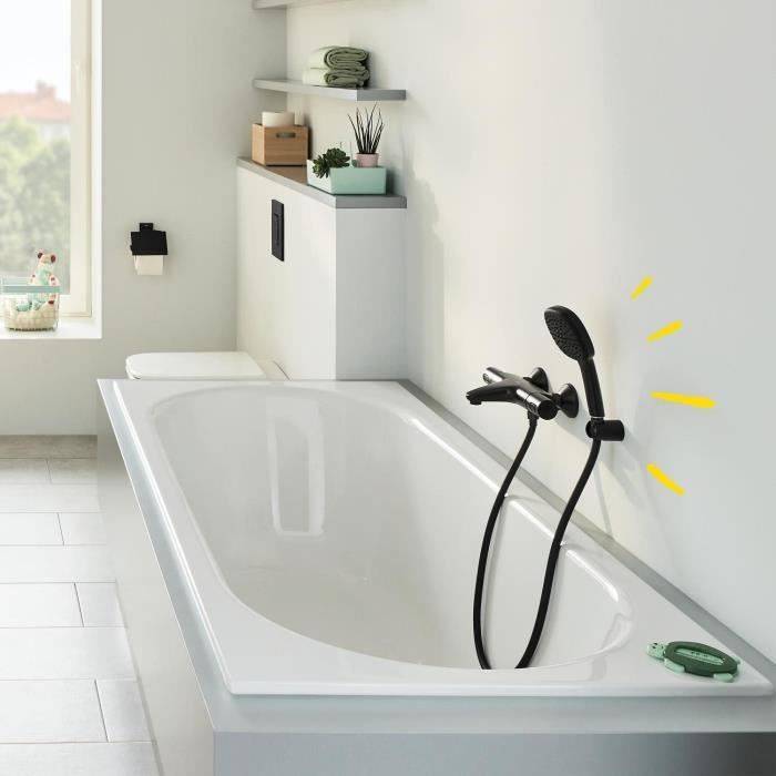 Miscelatore termostatico per vasca/doccia - GROHE Precision Trend - 1022162432 - Nero opaco - Montaggio a parete esterna-2