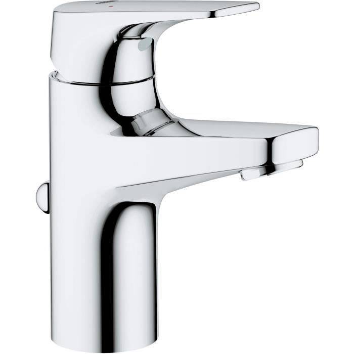 Rubinetto da bagno - GROHE Start Flow - Miscelatore monocomando - Taglia S - Cromo - Risparmio idrico - 23809000-0