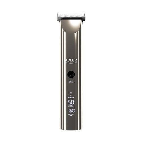 Tagliacapelli e rifinitore per barba Adler AD 2834 con 4 accessori e impermeabile IPX6, batteria da 2000 mAh.-3