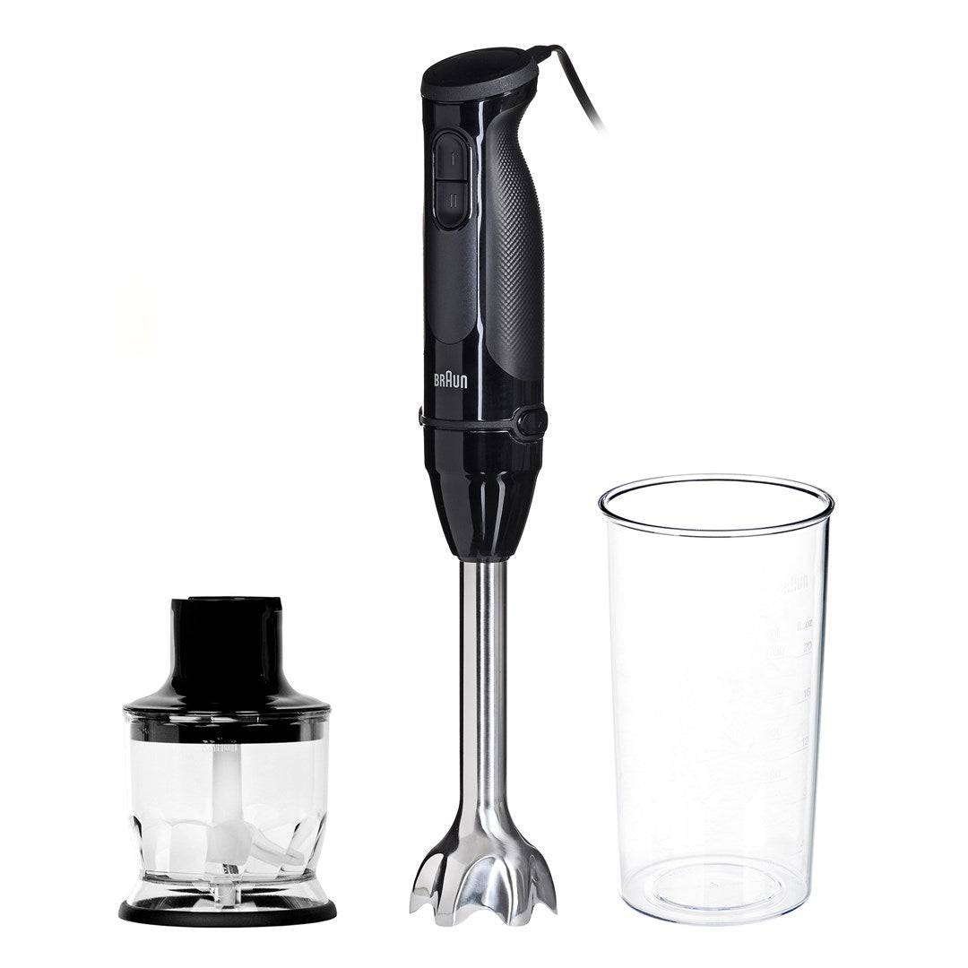 Braun MultiQuick 3 MQ30201M 0,6 L Frullatore ad immersione 900 W Nero, Acciaio satinato-0