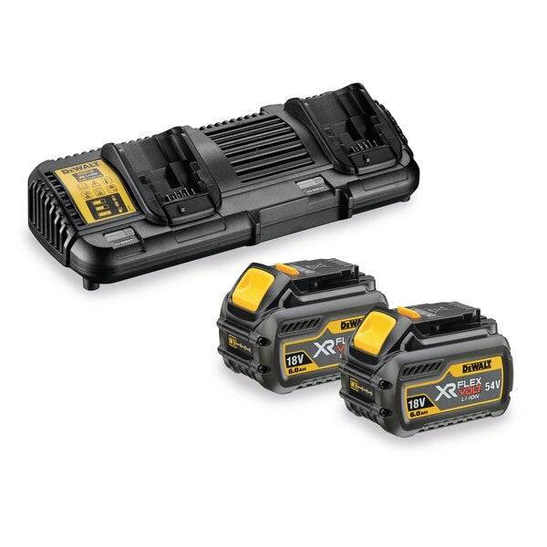 DEWALT DCB132T2-QW - Batterie- & Ladegerät-Set - Lithium-Ion (Li-Ion) - 4 Ah - 18 V - DeWalt - Schwarz - Gelb (DCB132T2--0