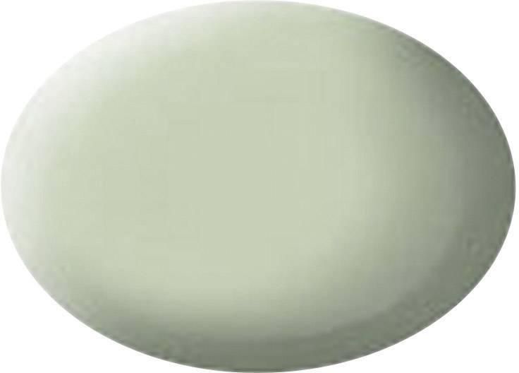 Un pezzo ovale di sapone verde è posizionato su uno sfondo bianco.