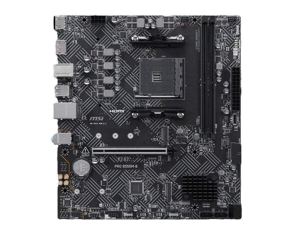 Msi mb b b550,am4,2ddr4,1pci-ex16,2m.2,4sata3,7usb 5g(6a+1c),6 usb 2.0,hd audio,gb lan-0