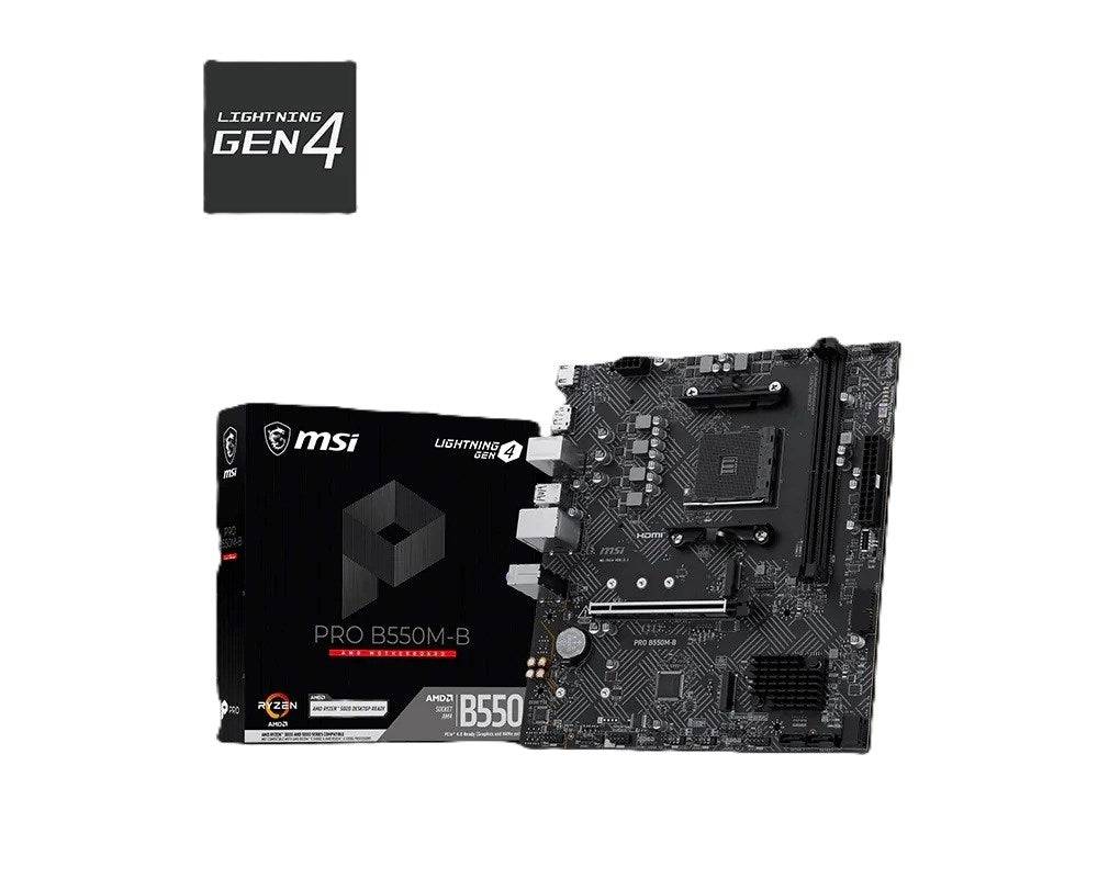Msi mb b b550,am4,2ddr4,1pci-ex16,2m.2,4sata3,7usb 5g(6a+1c),6 usb 2.0,hd audio,gb lan-1