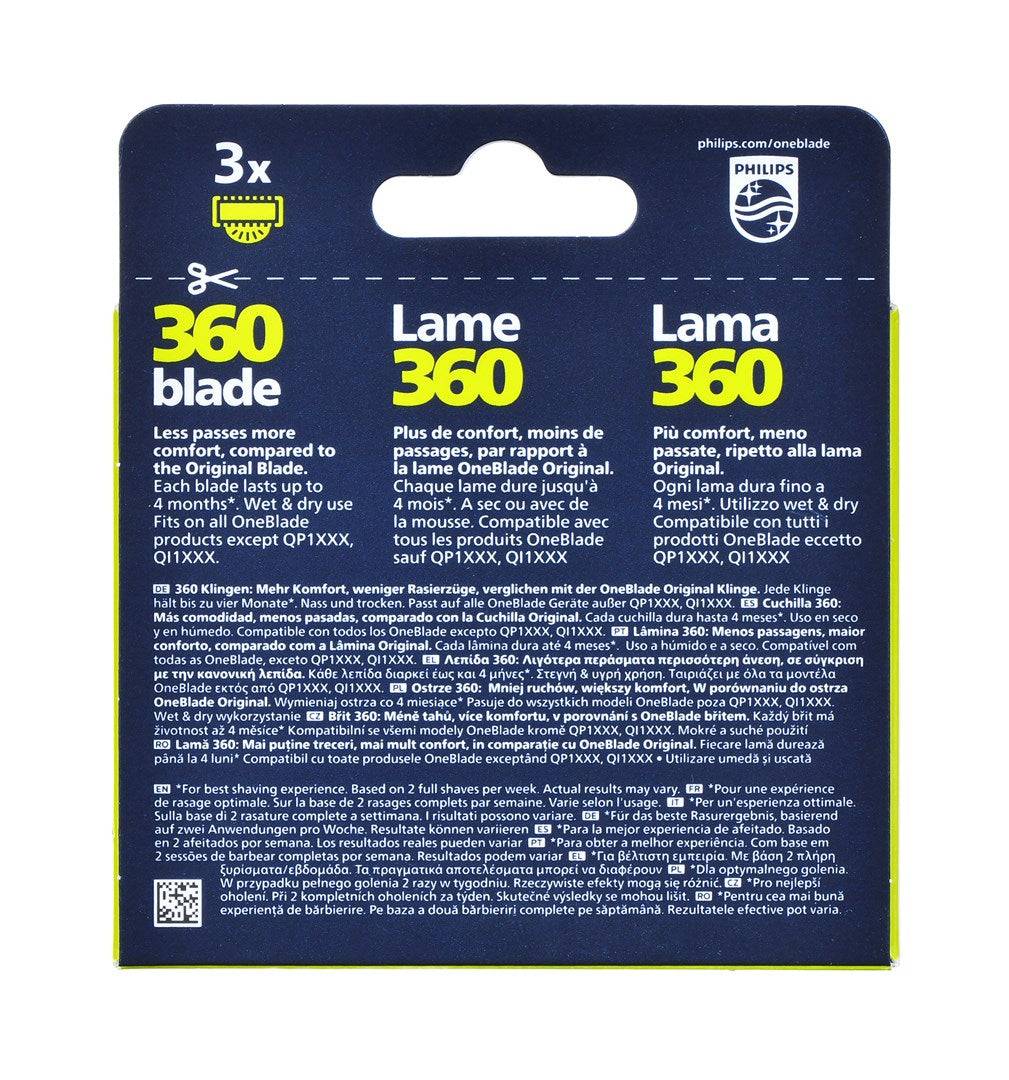 Philips QP430/50 LAME ONEBLADE LAME RICAMBIO QP430/50 3 PEZZI BLADE 360-3