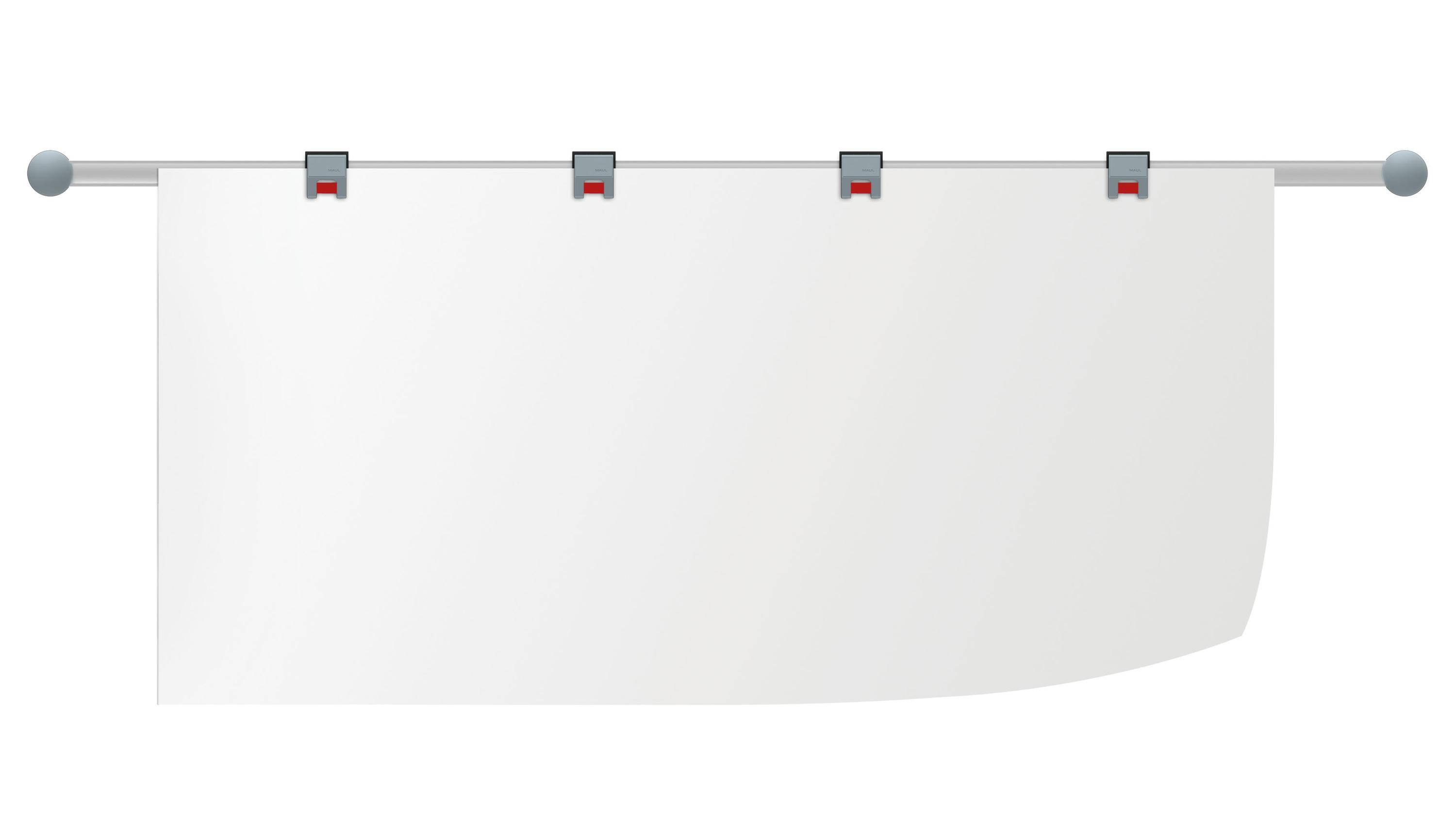 Porta planimetri MAUL 104,5 cm montaggio a parete grigio-1
