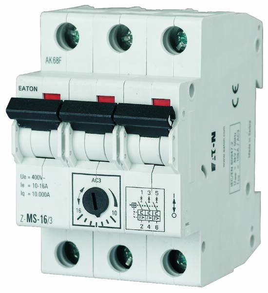Eaton - 248411 - Z-MS-10/3 Motore-Protective Circuit-Breakers, 6,3-10A, 3p-1