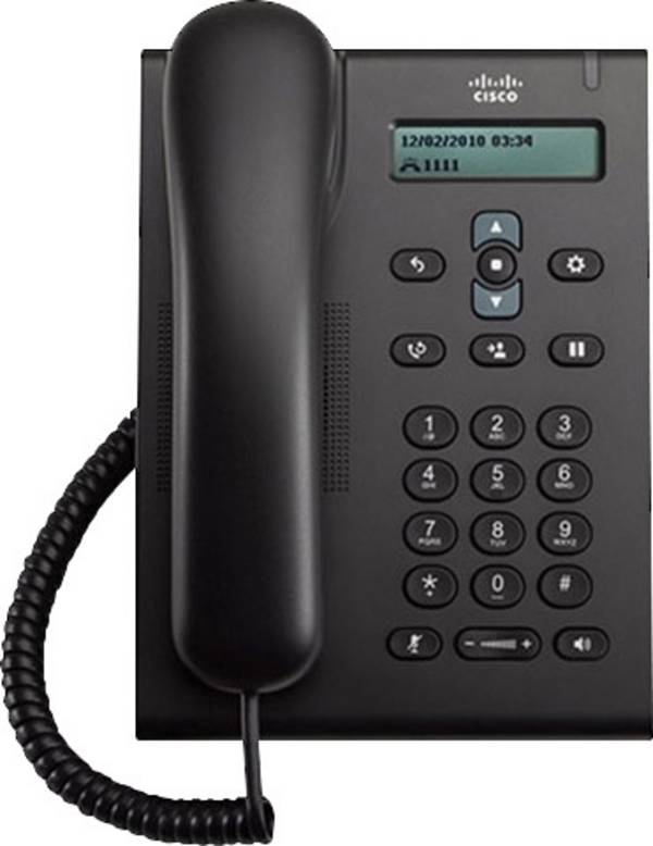 Cisco 3905 Telefono a filo VoIP  VoIP Vivavoce Nero
