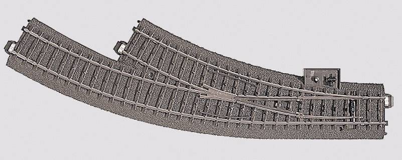 Märklin 24107 Binario Curvo C-R1 R360 Mm 7,5° NUOVO Märklin 24107 Binario Curvo C-R1 R360 Mm 7,5° NUOVO