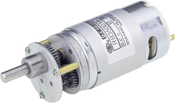Motoriduttore DC 6V 20 RPM Alta Coppia - Per Progetti Fai Da Te, Modellismo E Applicazioni Industriali | Riduzione 1:1000