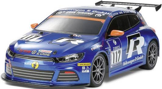 Tamiya TT-01E Scirocco GT24 R-Line Brushed 1:10 Automodello Elettrica Auto stradale 4WD In kit da costruire