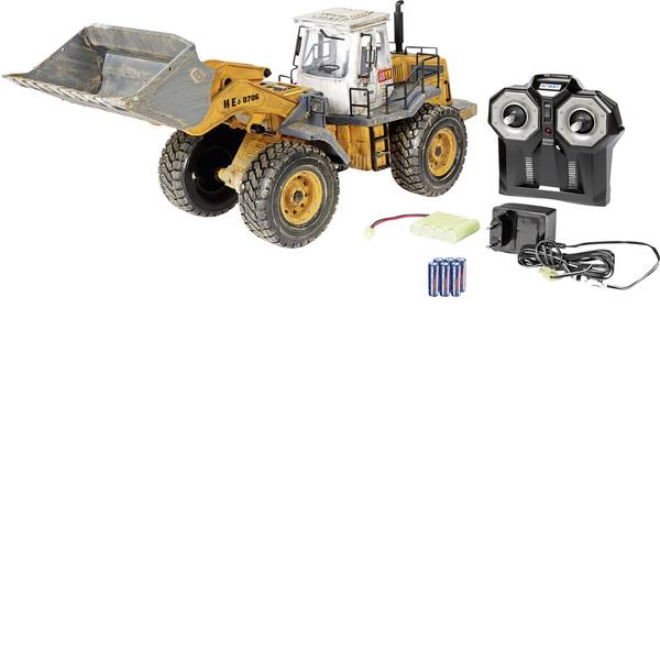 Trattori e mezzi da cantiere RC - Ruspa Modellino per principianti Carson Modellsport 1:14 Veicolo incl. Batteria, caricatore e batterie telecomando - Trattori e mezzi da cantiere RC - Ruspa Modellino per principianti Carson Modellsport 1:14 Veicolo incl. Batteria, caricatore e batterie telecomando -