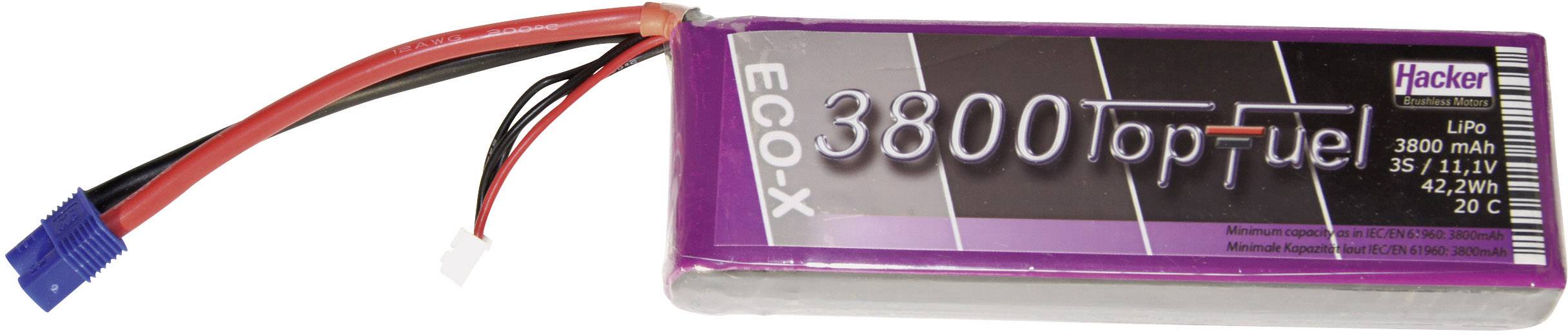 3 20 C Softcase XT90 93800331 Hacker Batteria ricaricabile LiPo 11.1 V 3800 mAh Numero di celle