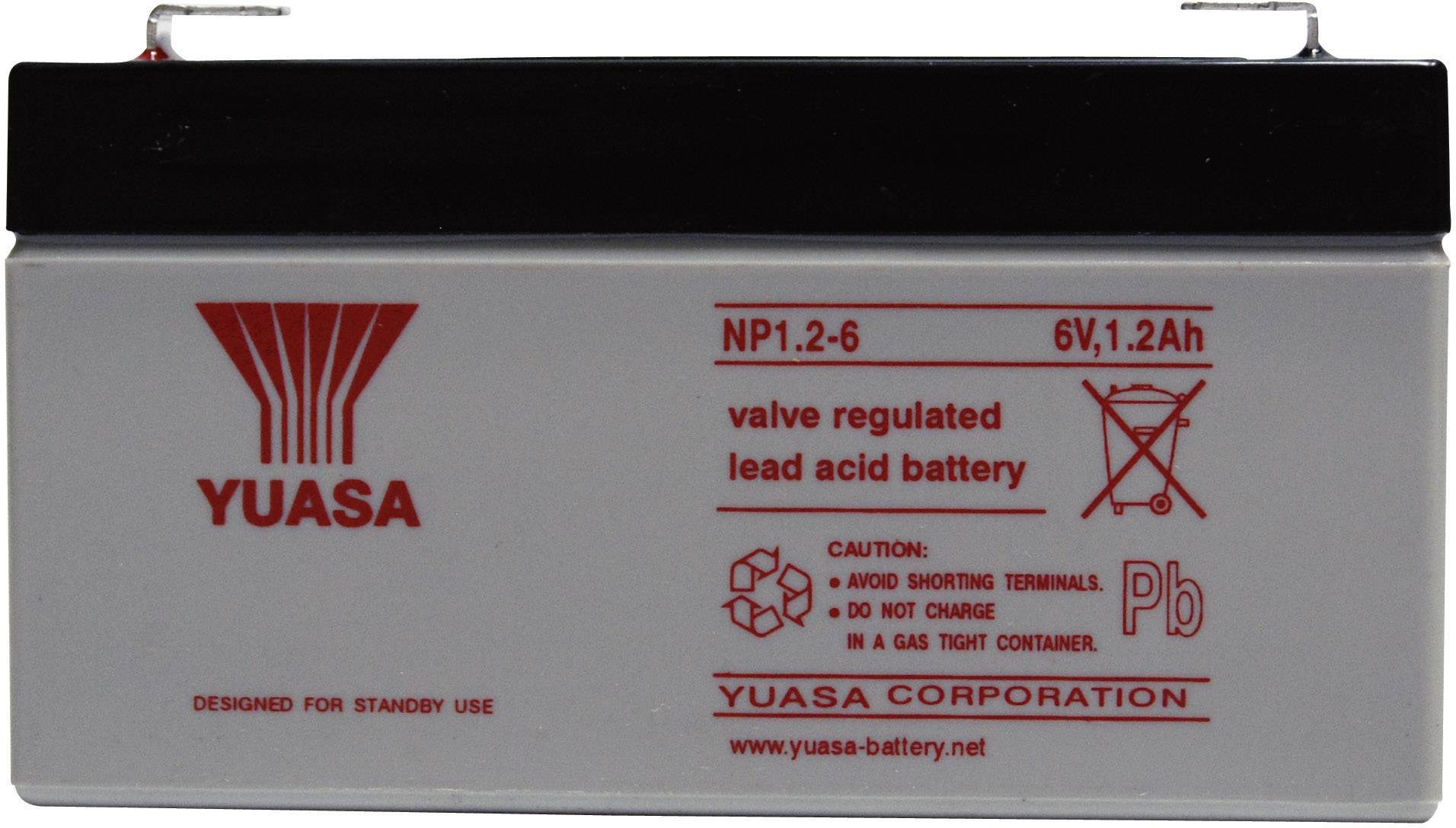 BATTERIA YUASA NP1,2-6 6V 1,2Ah-0