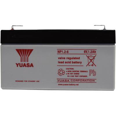 BATTERIA YUASA NP1,2-6 6V 1,2Ah-0