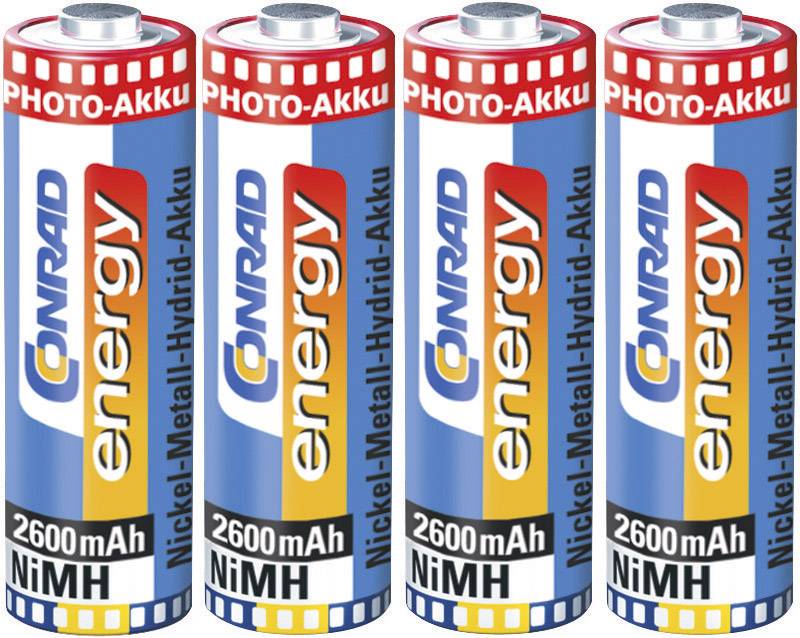 Acquista Conrad energy Photo-Plus HR6 Batteria ricaricabile Stilo (AA) NiMH  2600 mAh 1.2 V 1 KIT da Conrad