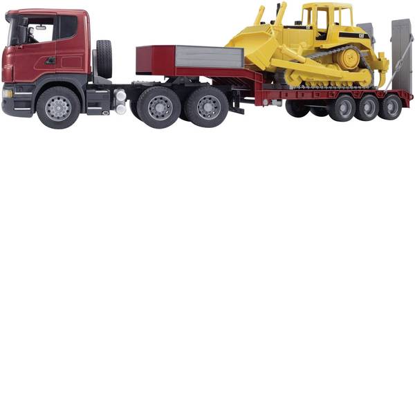 Veicoli industriali e veicoli da cantiere - Bruder Camion Scania R-series con pianale ribassato e bulldozer CAT 3555 - Veicoli industriali e veicoli da cantiere - Bruder Camion Scania R-series con pianale ribassato e bulldozer CAT 3555 -
