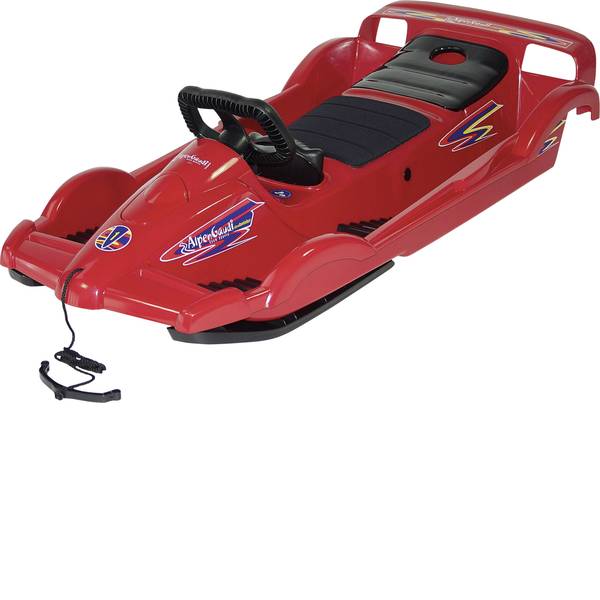 Slittini e Bob - Slittino plastica Alpengaudi DoubleRace Peso totale ammissibile 90 kg Rosso - Slittini e Bob - Slittino plastica Alpengaudi DoubleRace Peso totale ammissibile 90 kg Rosso -